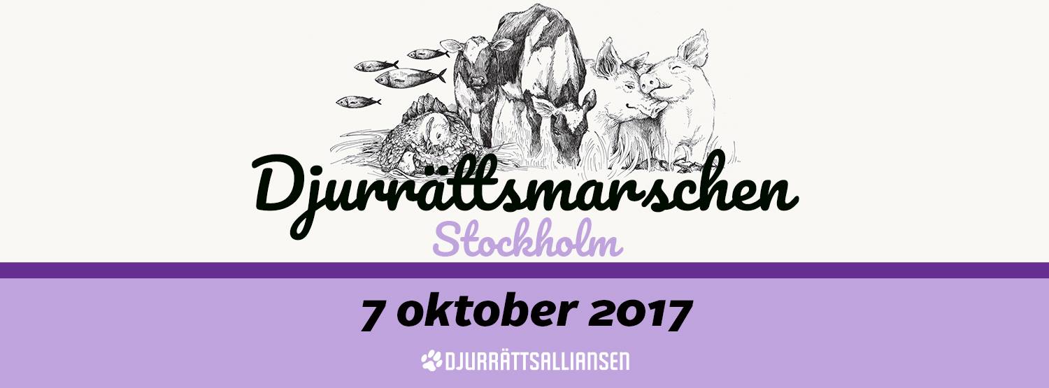 Djurrättsmarschen Stockholm
